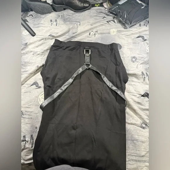 KILLSTAR DIVISION BUCKLED MAXI SKIRT SZ XL EUC - Picture 3 of 6